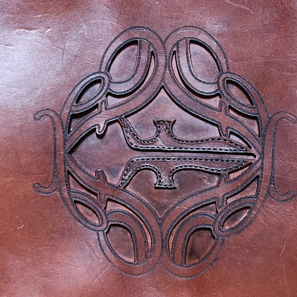 FRYE Women's Lindsay Logo Zip Riding Boot, Redwood, 6B - Picture 11 of 12